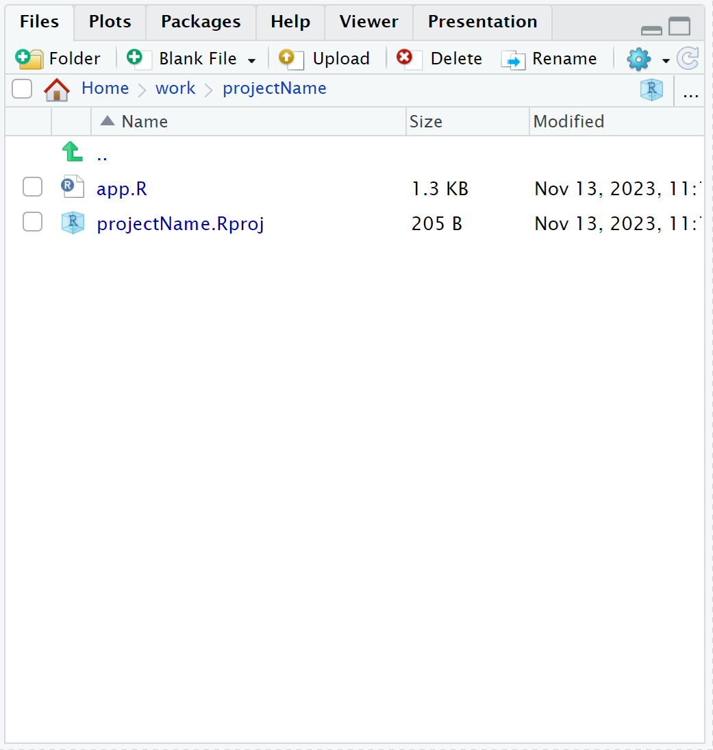 A Screenshot of the RStudio New Project Wizard